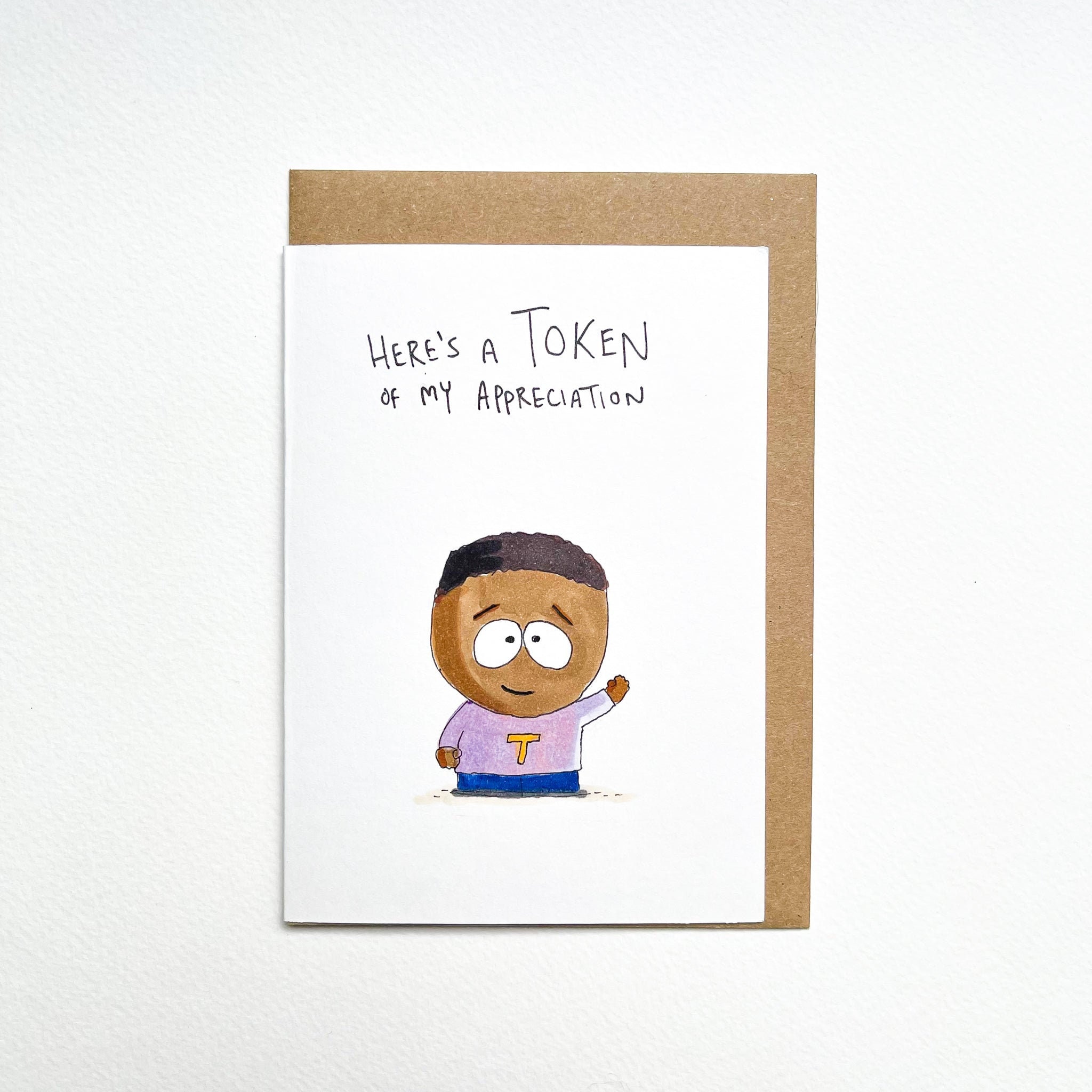 Here's A Token of My Appreciation Handmade Greeting Card - Etsy