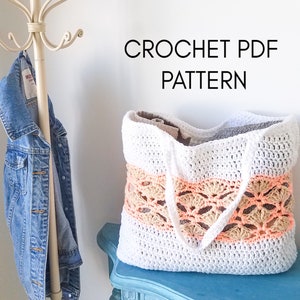 Seashell Beach Bag Crochet Pattern PDF Digital Download - Etsy