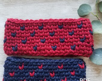 Mama+Mini Ear Warmer PDF Digital Download Crochet Pattern