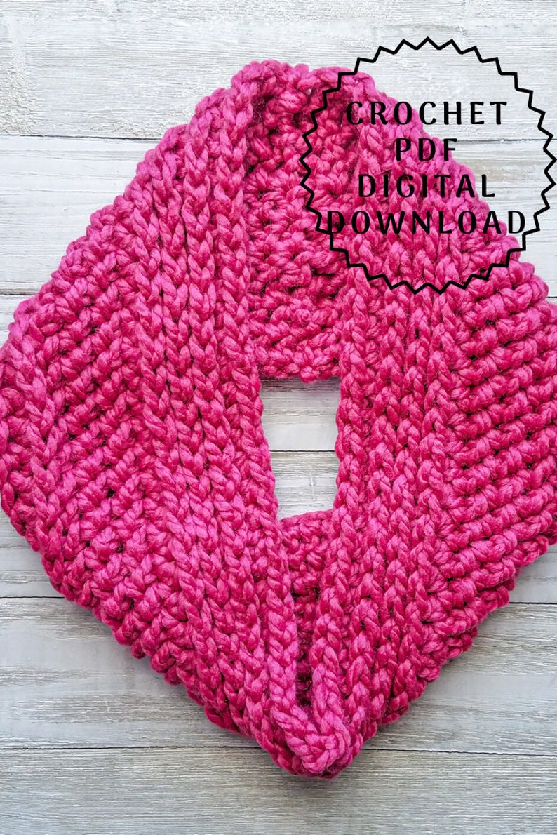 Rosie Ridge Cowl PDF Digital Download PDF Pattern image 1