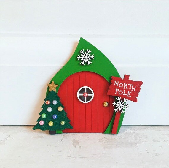 Elf Door Decoration Elf Arrival Christmas Decoration Etsy