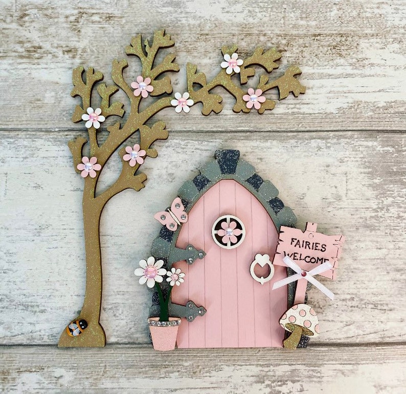 Blush Pink Fairy Door - Etsy