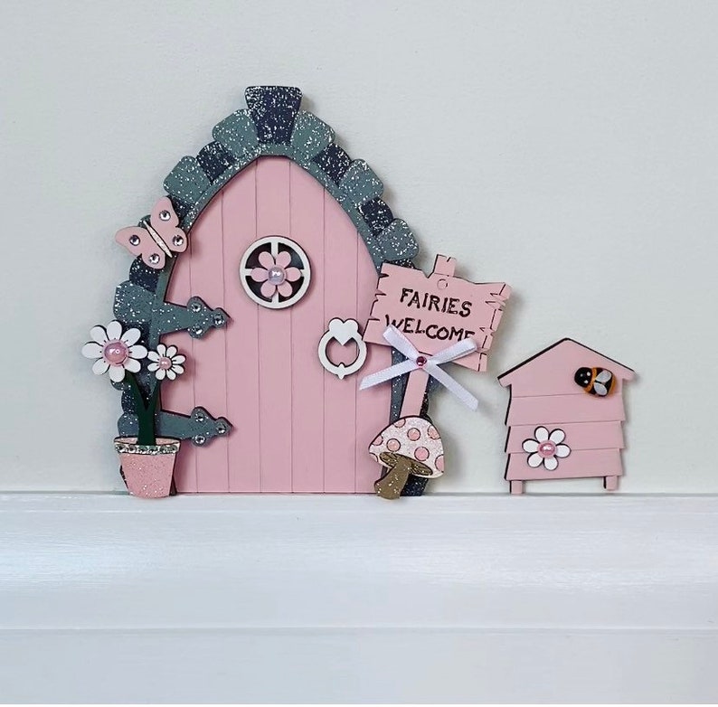 Blush Pink Fairy Door - Etsy