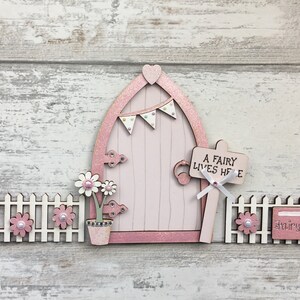 Light Pink Fairy Door Set