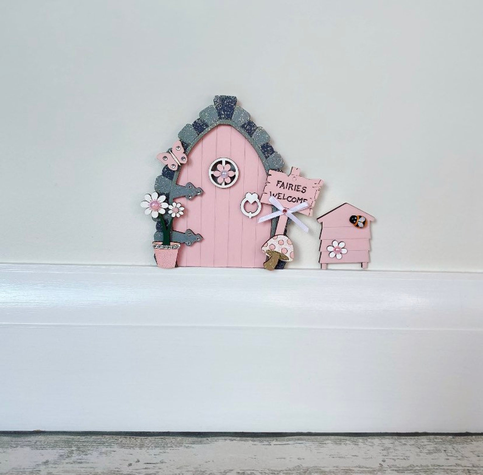 Blush Pink Fairy Door - Etsy