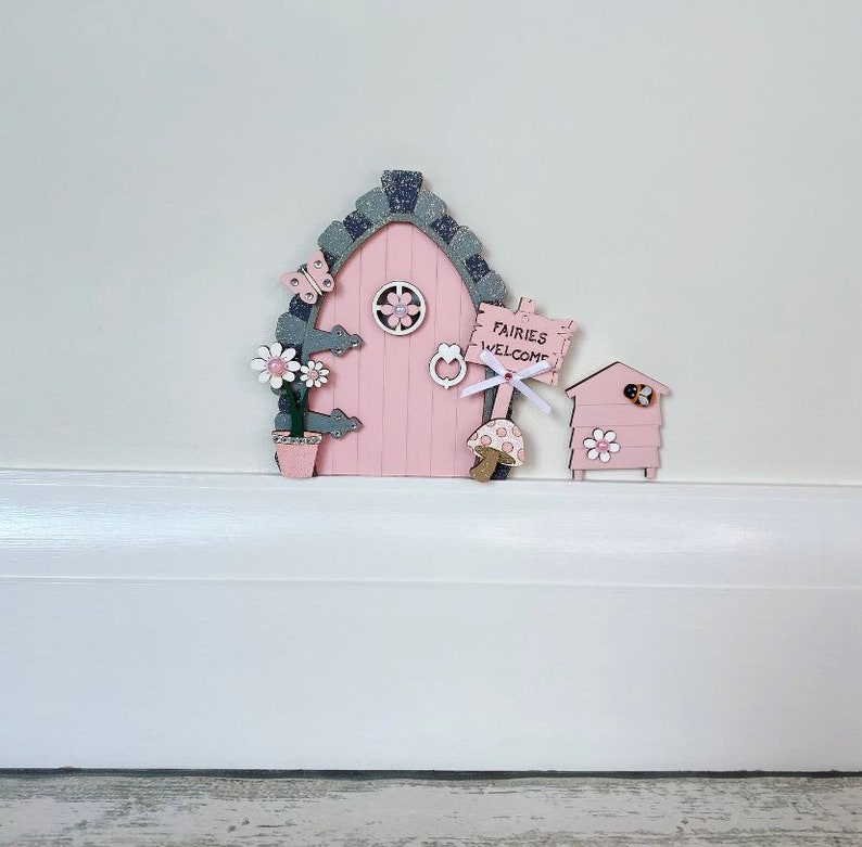 Blush Pink Fairy Door - Etsy