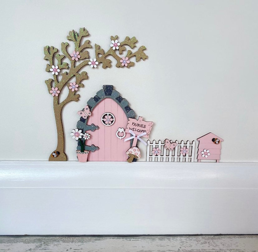 Blush Pink Fairy Door - Etsy