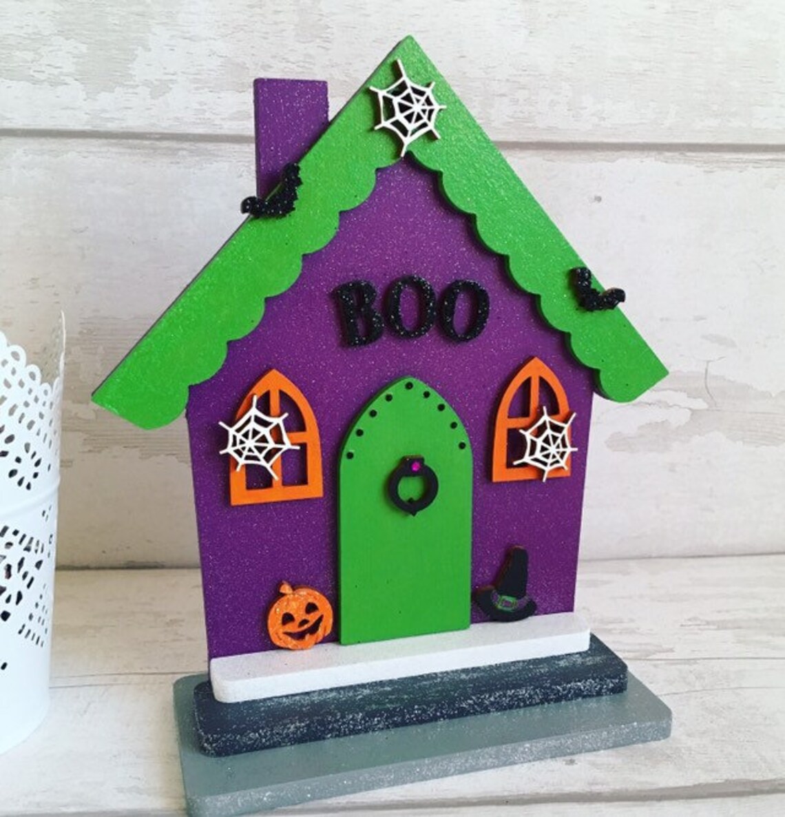 Halloween Decoration Spooky House Halloween Decorations Etsy UK