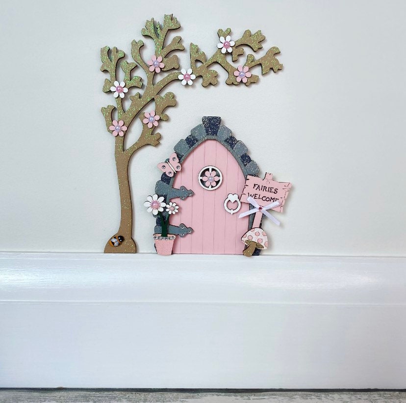 Blush Pink Fairy Door - Etsy