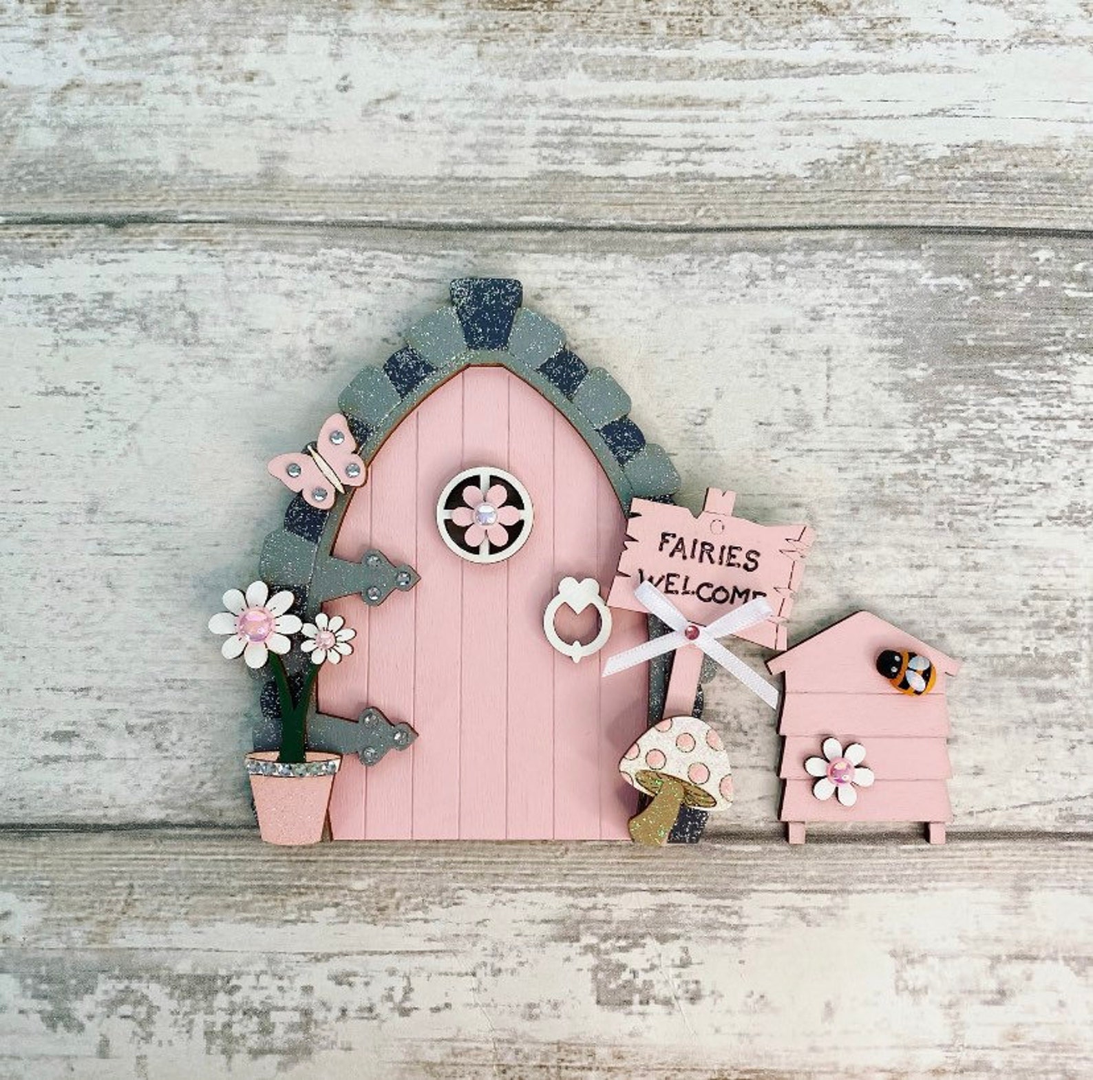 Blush Pink Fairy Door - Etsy