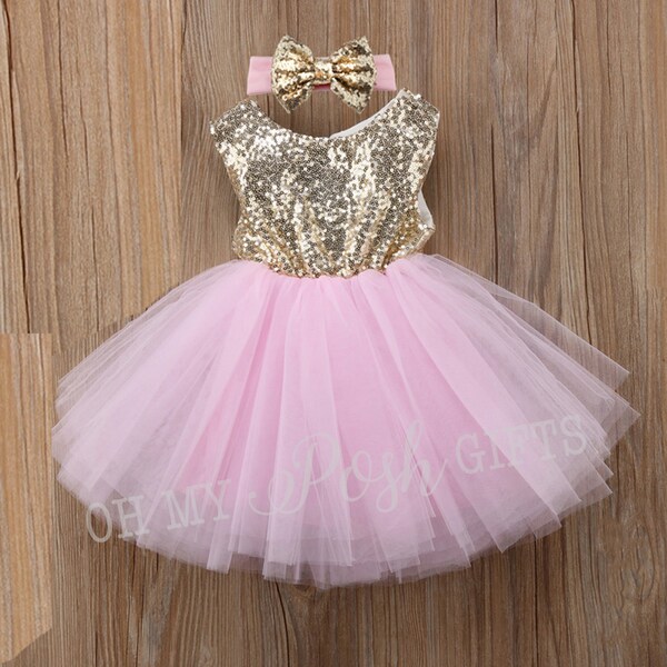 Gold Baby Dress Etsy