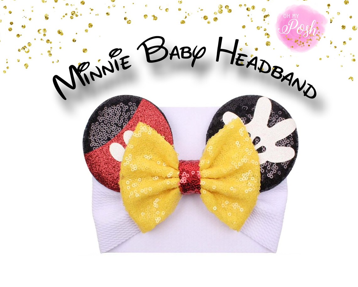 Minnie mouse ears Disney ears baby minnie mouse ears Minnie Etsy