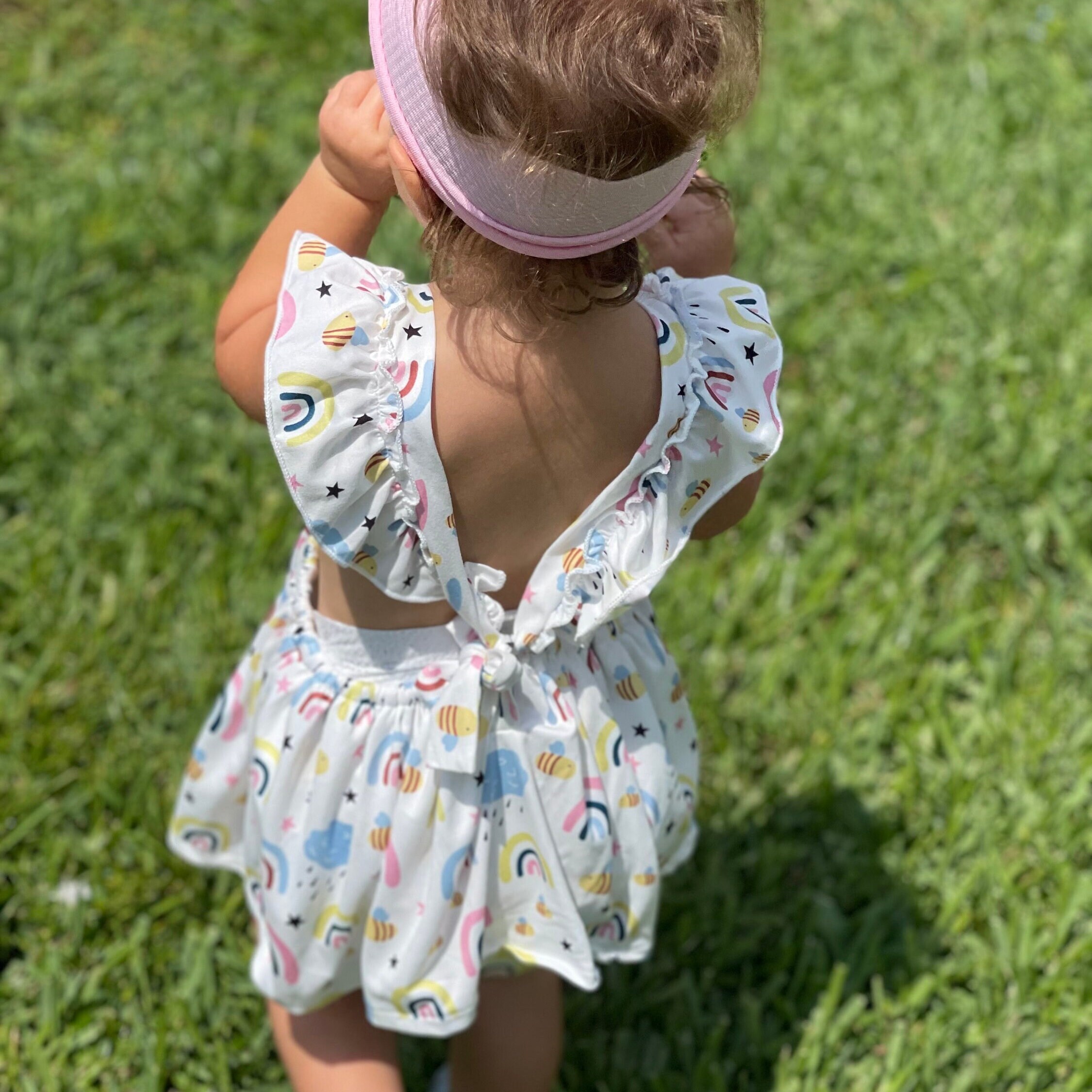 Boho Rainbow Dressbaby Girl Boho Dress Baby Girl Summer Etsy