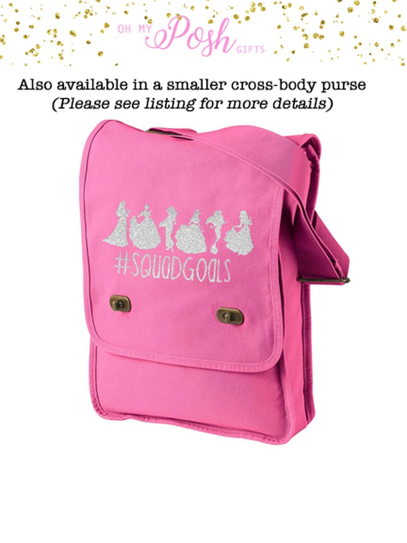 Disney Squad Goals Bag Disney Messenger Bag Messenger Disney Silhouette Princess Bag Disney Princess Bag Disney Glitter Bag Disney Bag