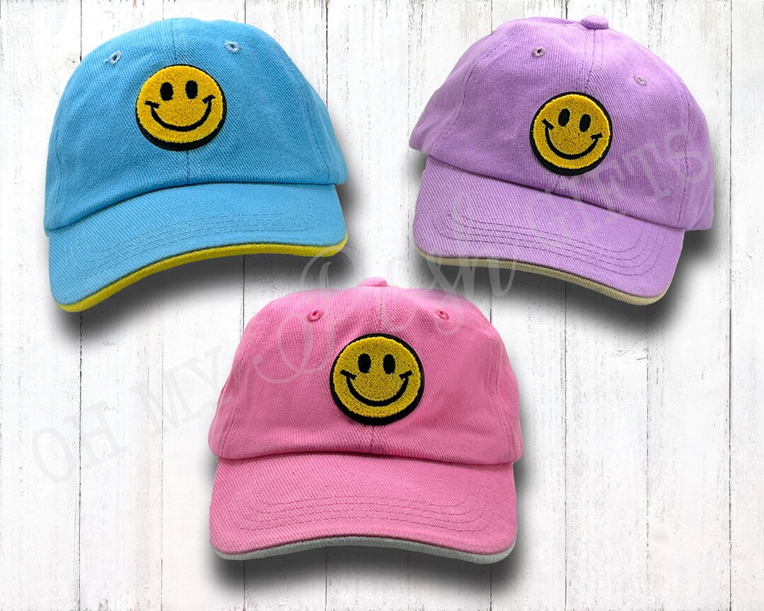 Toddler Summer Hat Toddler Baseball Cap Toddler Hat Smile Etsy