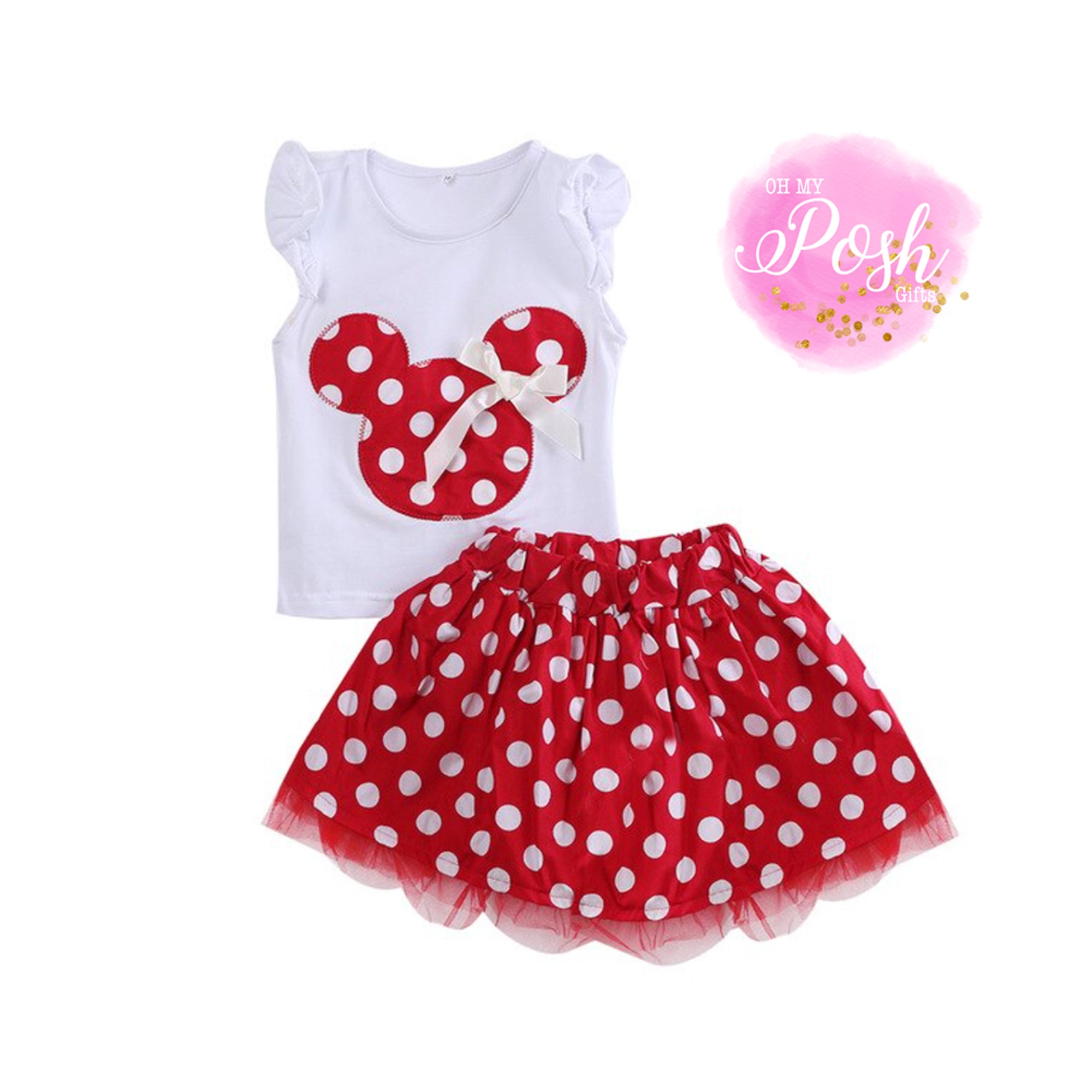 Minnie Mouse Dress Baby Minnie Mouse Birthday Outfit Minnie Etsy