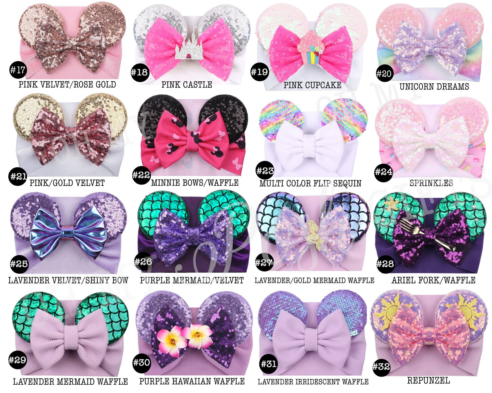Minnie Mouse Ears Disney Ears Baby Minnie Mouse Ears Minnie Etsy