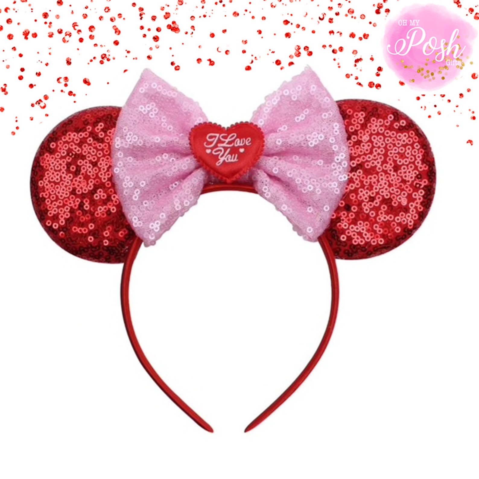 Disney Valentine Ears Minnie Mouse Ears Mouse Ears Etsy
