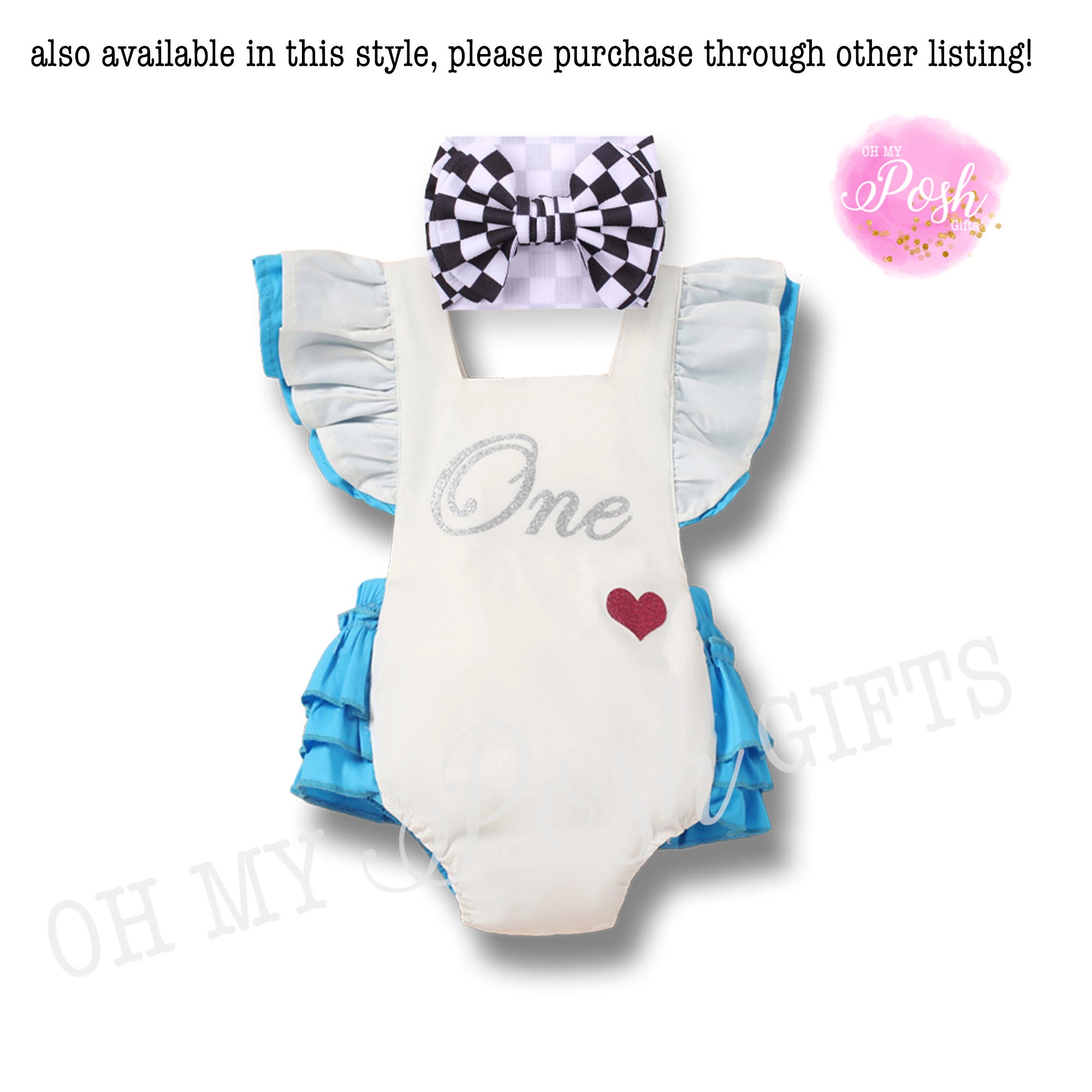 Alice in Wonderland Baby Costume Alice in Wonderland Birthday Etsy