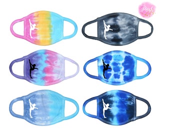 Gymnast Face Mask, Face mask gymnast, Face Mask, Gymnastics face mask,dance face mask,tie dye face mask,tie dye mask,mask dance,mask gymnast
