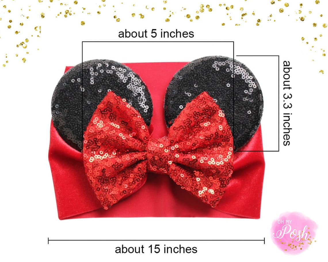 Minnie mouse ears Disney ears baby minnie mouse ears Minnie Etsy
