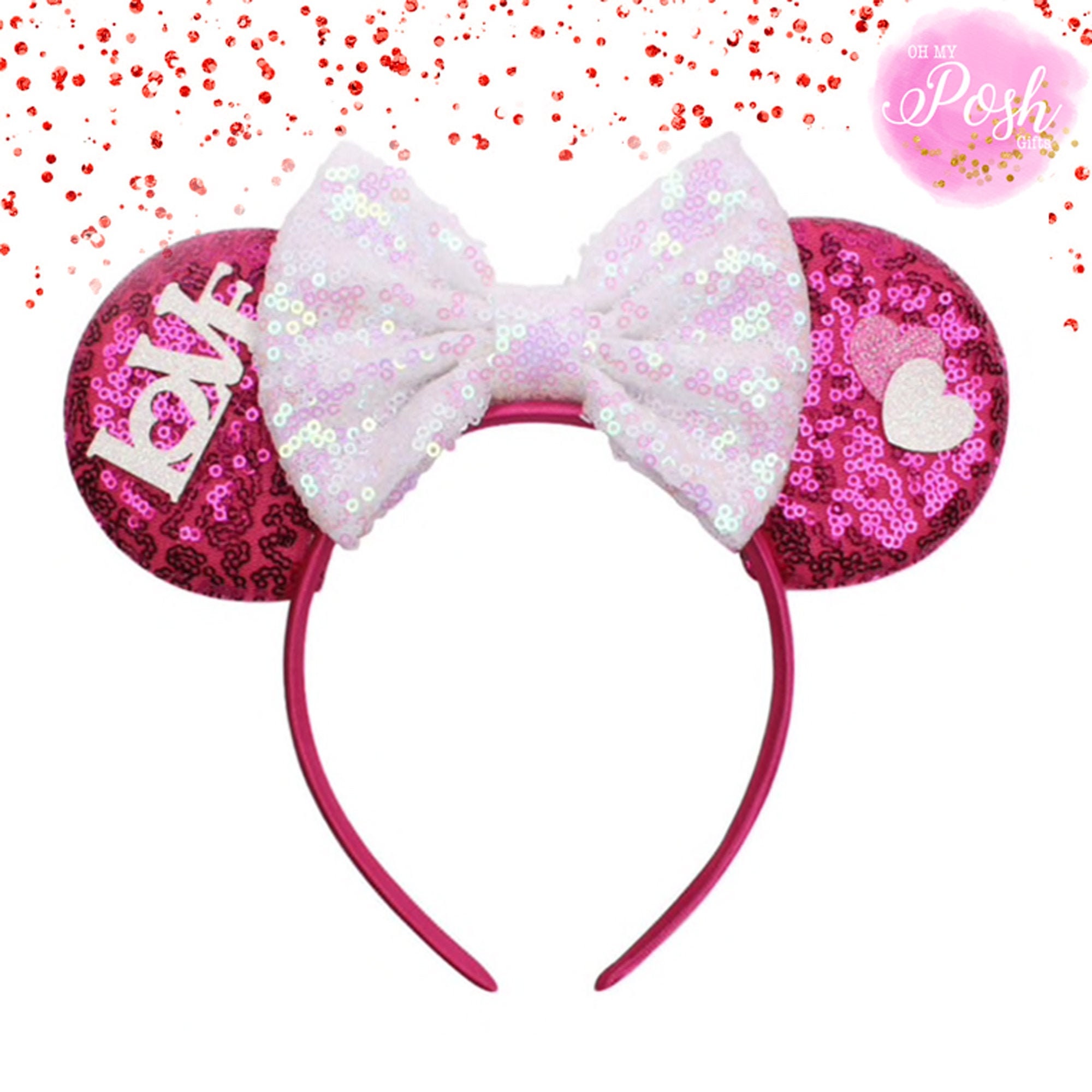 Disney Valentine Ears Minnie Mouse Ears Mouse Ears Etsy