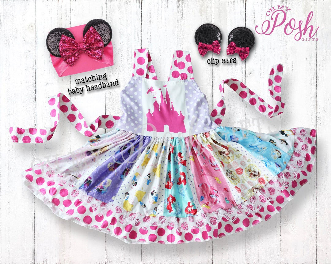 Princess Dress Disney Dress Baby Girl Disney Princess Dress Etsy
