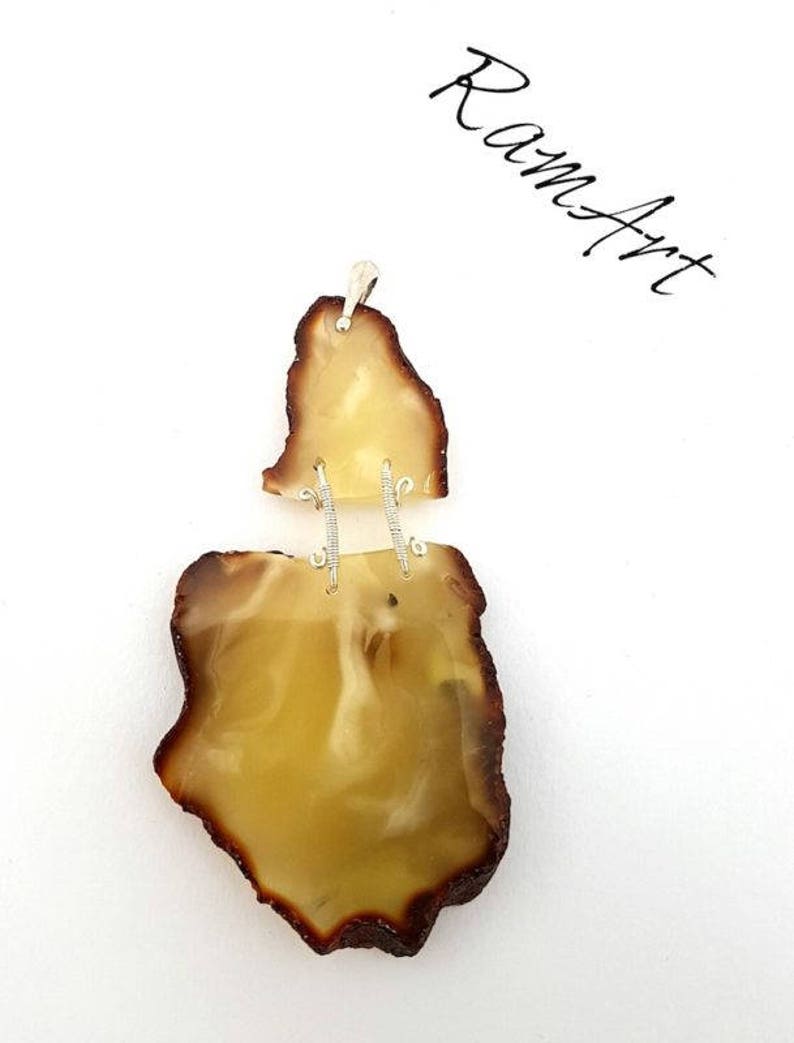 Amber pendant Genuine Baltic Amber pendant