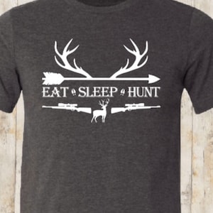 Eat Sleep Hunt Deer Shirt: Funny Youth Hunting Apparel