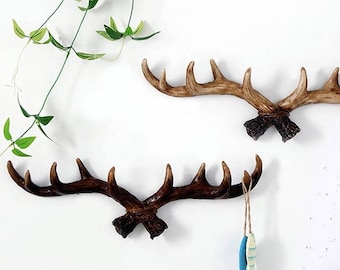 Hirsch Wandhalterung Haken, Deer Decor, Schlüssel Kleiderhaken Wand