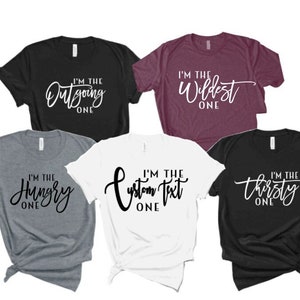 Best Friend Custom Shirts Personality T-Shirt, Funny Friend Personalized Shirts, Matching Friends Shirts, Group Shirts, Girls Trip Weekend