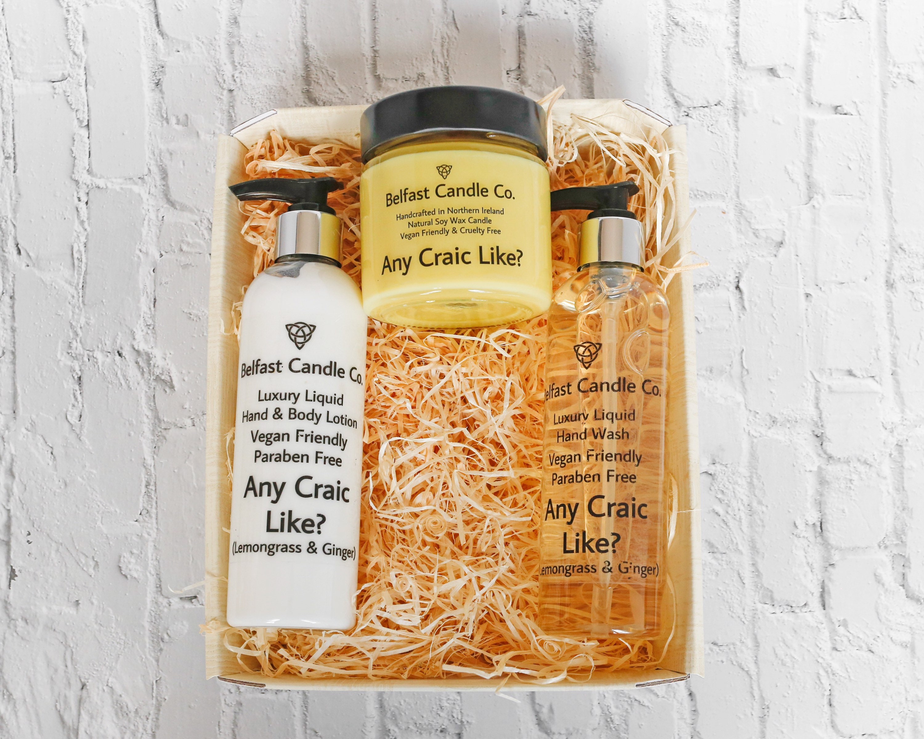 Cualquier Craic Como Candle Body Lotion &Hand Wash Gift Set Etsy