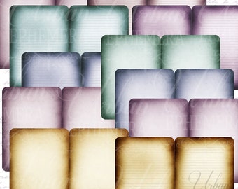 Blank Journal Pages 5x7 - printable. Add them to your journal kit!