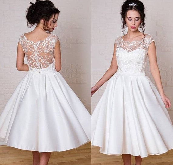 Brighton Belle By True Bride Lottie 1950s Tea Length Short Vintage