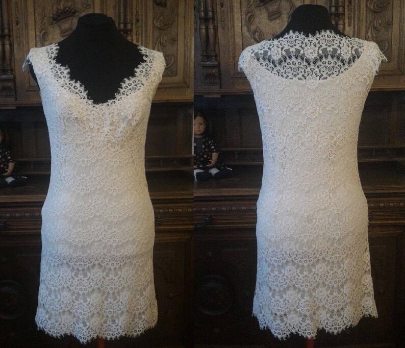 Petite Lace Cocktail Dress Prom And Evening Dress Mini Etsy