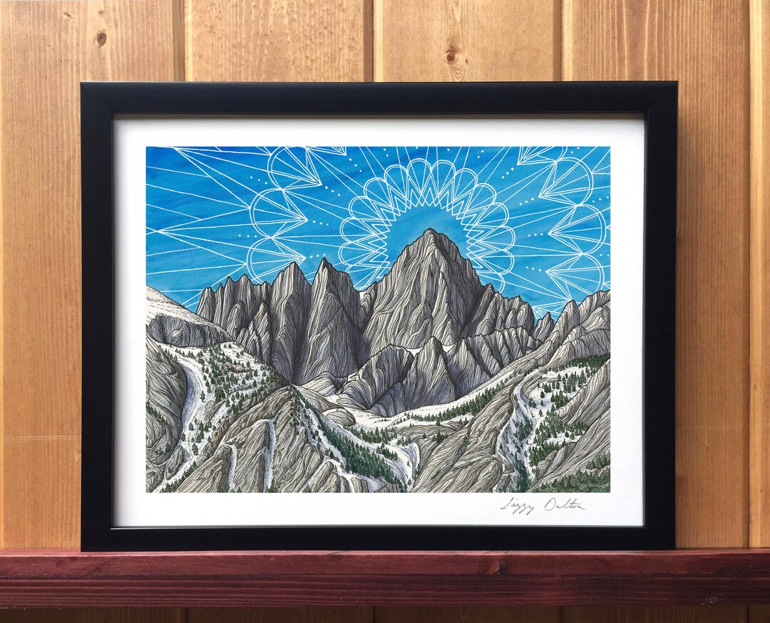 Mount Whitney Giclee Print California Sierra Nevada - Etsy