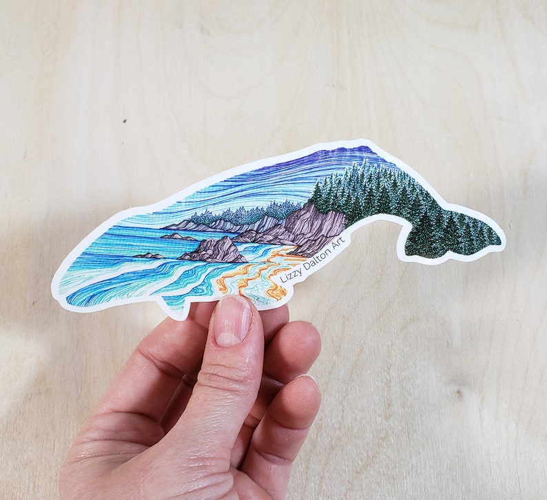 Northwest Whale Vinyl Sticker image 1