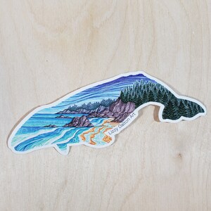 Northwest Whale Vinyl Sticker image 2