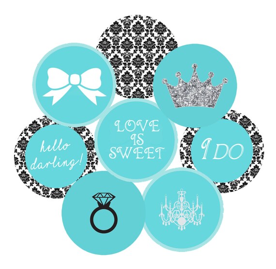 Breakfast At Tiffany S Bridal Shower Hershey Kiss Etsy