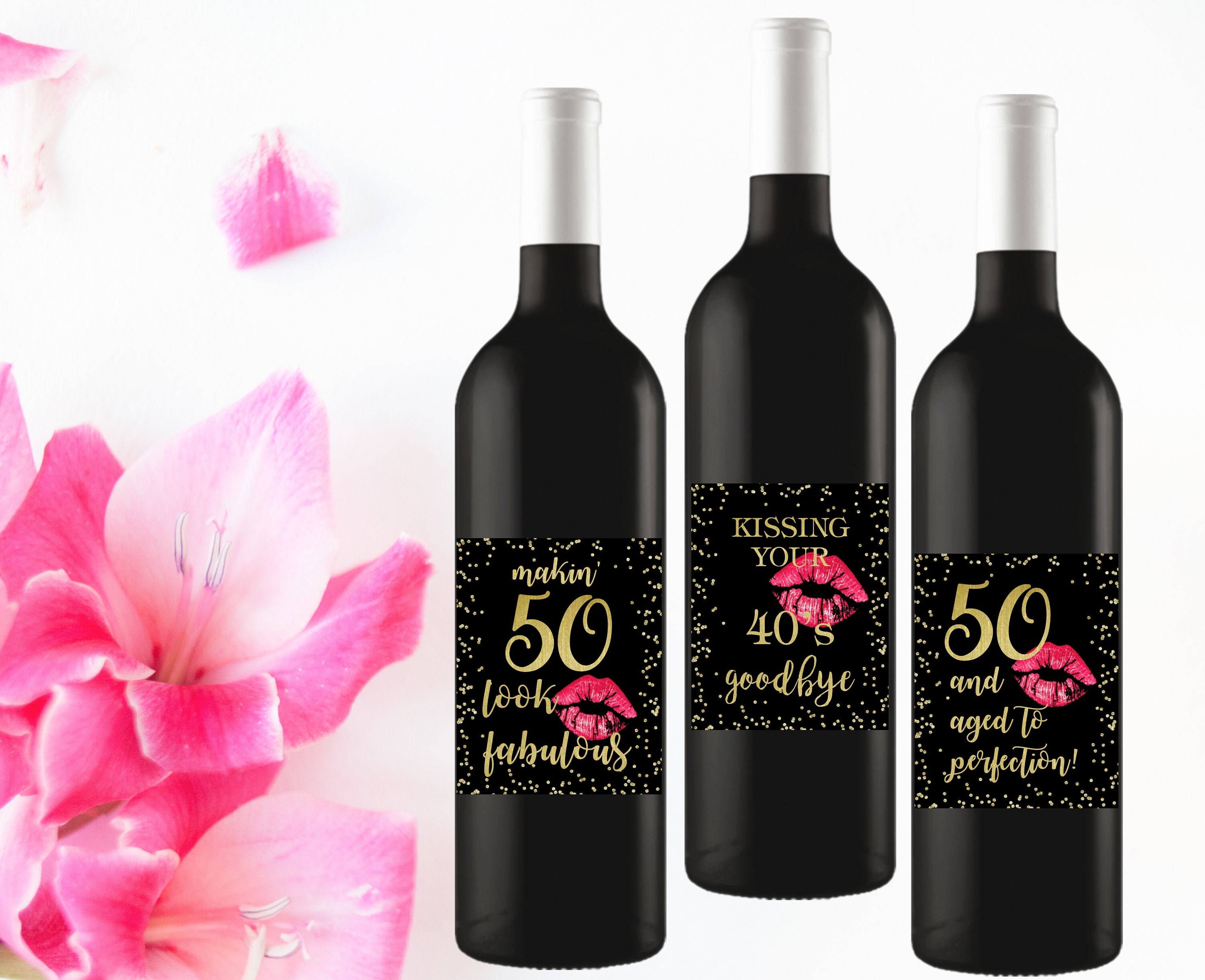 Instant Download Printable Kissing Your 40s Goodbye Birthday | Etsy