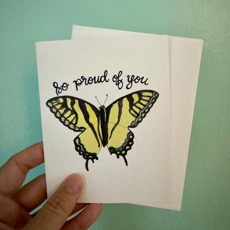So Proud of You Card - Etsy