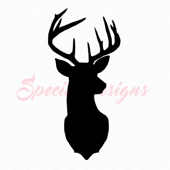 Download Deer Head Stag Reindeer Silhouette SVG Cutting File / Cut ...