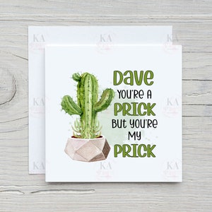 You are Not a Prick Birthday Card – ratbone skinny