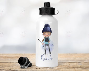 Girls Water Bottle, Horse Rider Girl, Personalised Bottle, Kids Horse Riding, Kids Water Bottle, Girls Gift