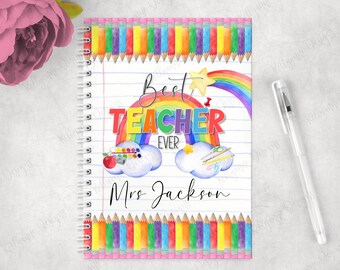 Teacher Notebook: A5 Lined Journal, School Planner