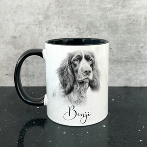 Springer Spaniel Dog Mug: Glossy Ceramic, Dog Lover Gift