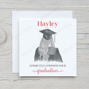 Personalised Graduation Card: Congratulations Graduate, Class of 2024