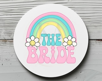 Team Bride Stickers: Hen Party Bridal Stickers (40mm, 24/Sheet)