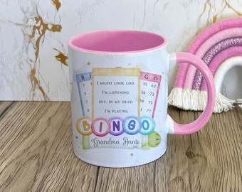 thumbnail image 2 of Crazy Bingo Lady, Bingo Addict, Bingo Player Leggings 2 of 11