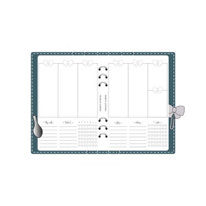 Personal Wide, Bow Box, [Fitness] tracker, printable inserts
